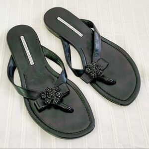 Vera Wang Lavender Collection leather sandals